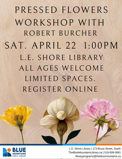 Pressed Flowers Workshop with Robert Burcher